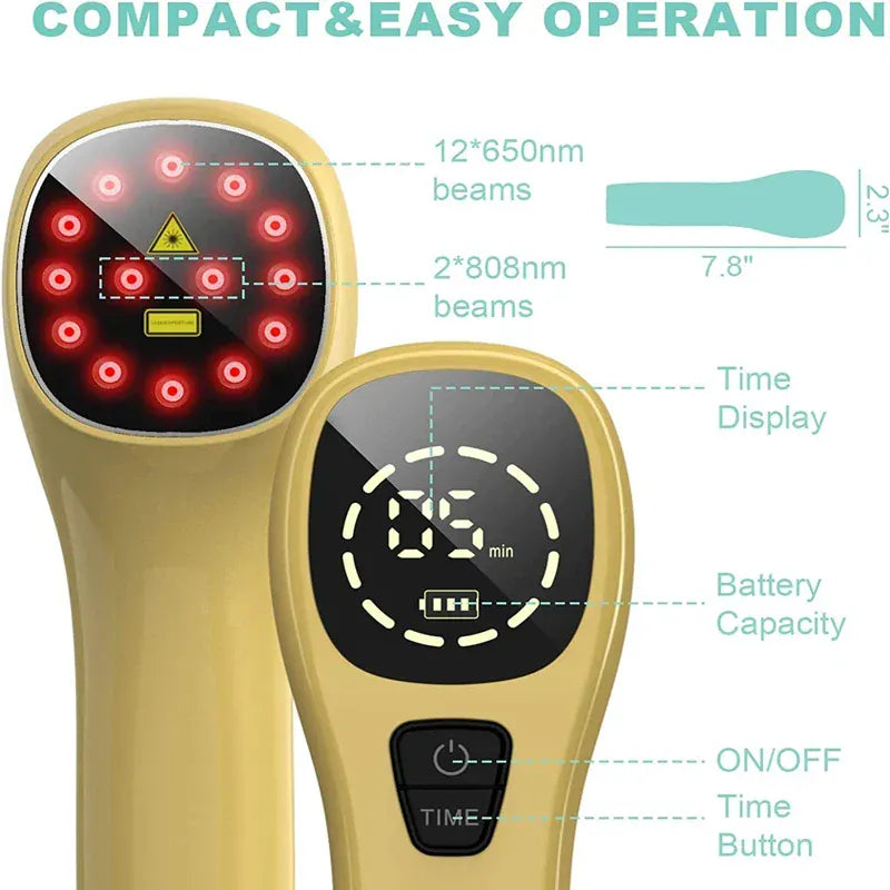 Cold Laser Therapy Device for Pets – Dual 808nm and 650nm Red Light Handheld Vet Therapy Tool — product image 6