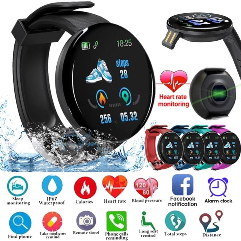 D18 Smart Watch - Waterproof Fitness Tracker with Heart Rate — product image 11