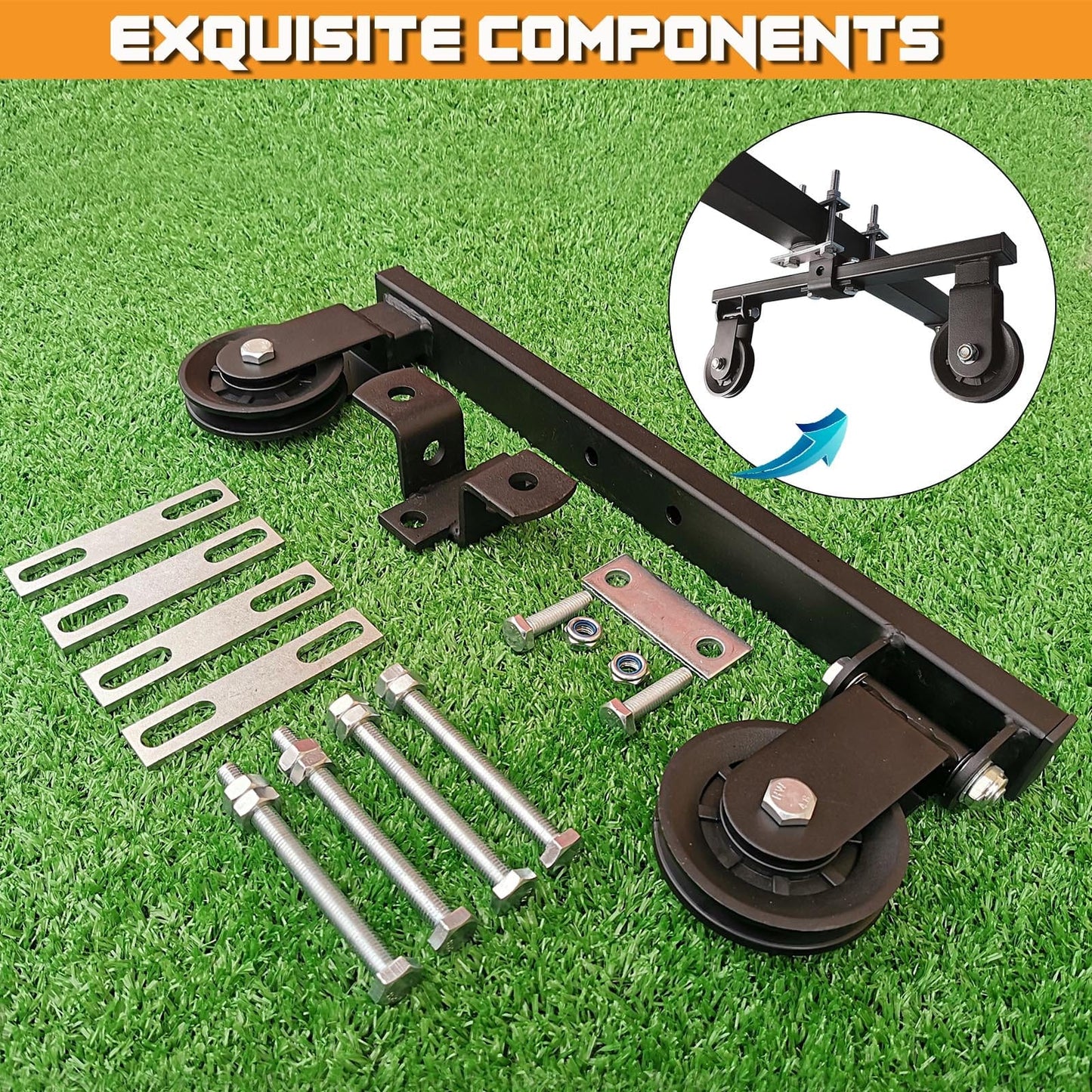 DIY Fitness Double Pulley System – Home Gym Rope Pulldown Attachment for Biceps, Triceps, and Forearm… — product image 4