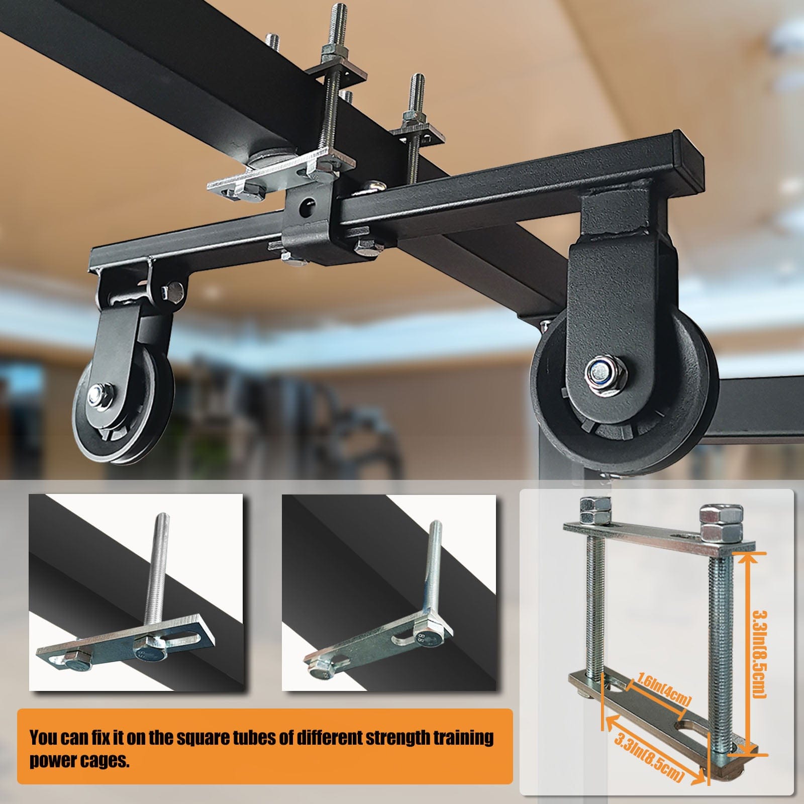 DIY Fitness Double Pulley System – Home Gym Rope Pulldown Attachment for Biceps, Triceps, and Forearm… — product image 5