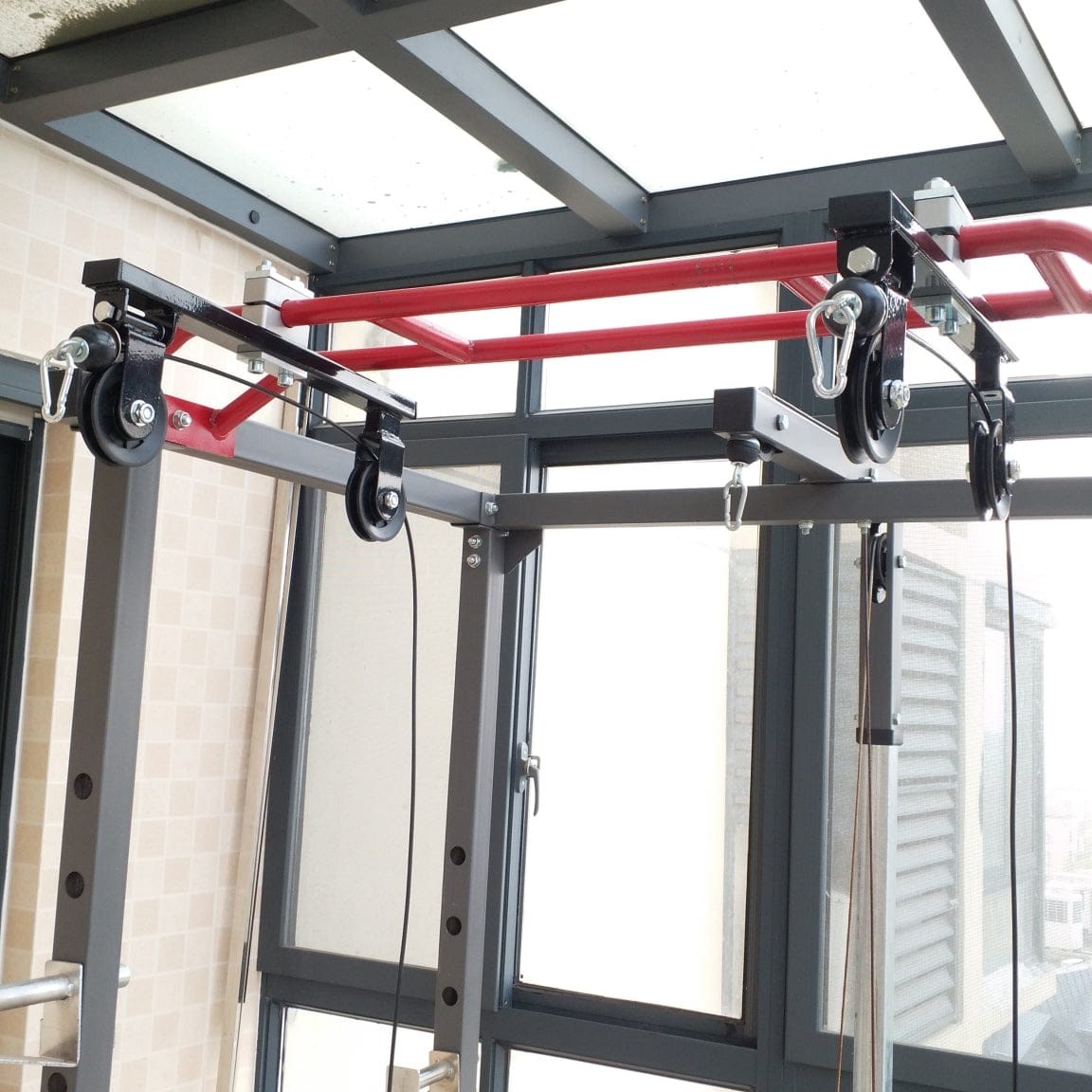 DIY Fitness Double Pulley System – Home Gym Rope Pulldown Attachment for Biceps, Triceps, and Forearm… — product image 9