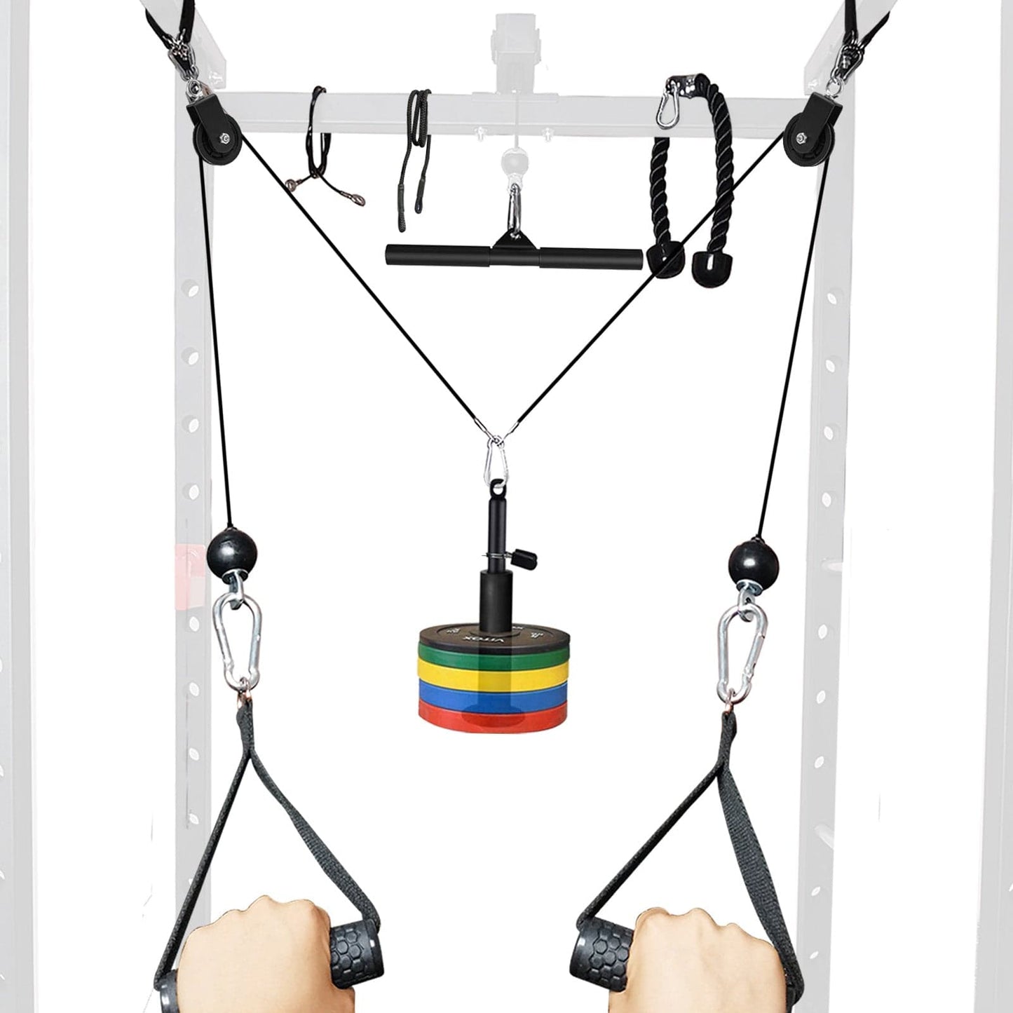DIY Fitness Pulley Cable Machine Set – Arm Biceps Triceps Strength Training Attachment for Home Gym… — product image 9