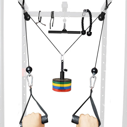 DIY Fitness Pulley Cable Machine Set – Arm Biceps Triceps Strength Training Attachment for Home Gym… — product image 9