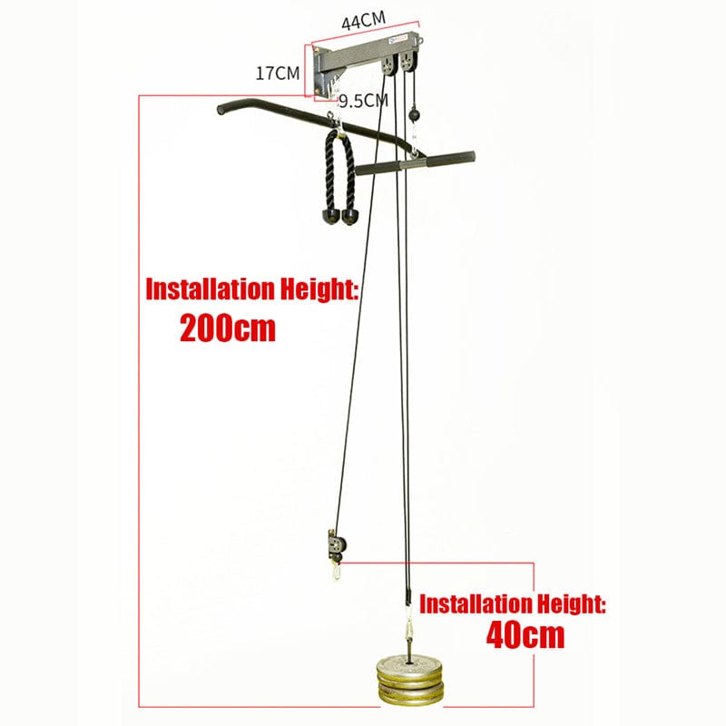 DIY Fitness Pulley Cable Machine Set – Arm Biceps Triceps Strength Training Attachment for Home Gym… — product image 12