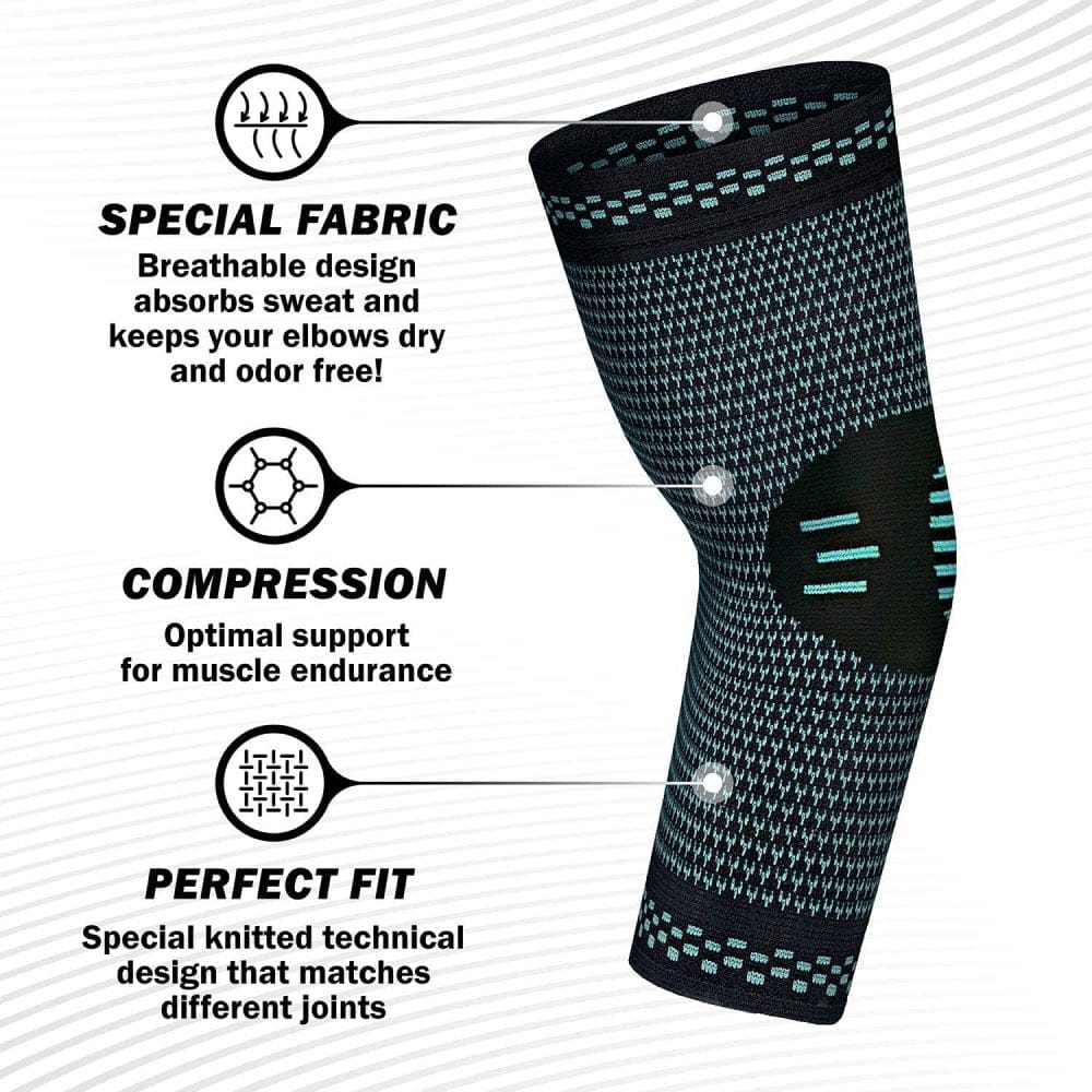 Elastic Elbow Brace for Sports, Compression Arm Sleeve, Breathable Elbow Pads for Safety and Support,… — product image 5