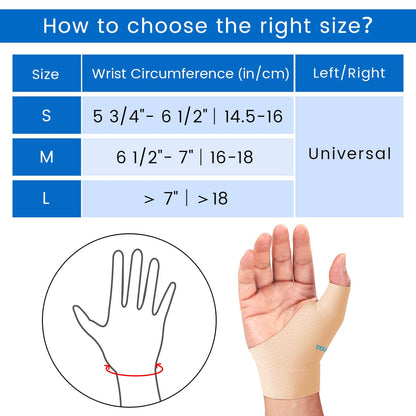 Elastic Thumb Support Brace for Arthritis & Tendonitis Pain Relief — product image 10