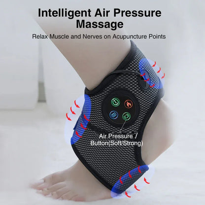 Electric Ankle Massager for Pain Relief - Air Compression Foot Massager with Adjustable Intensity — product image 8