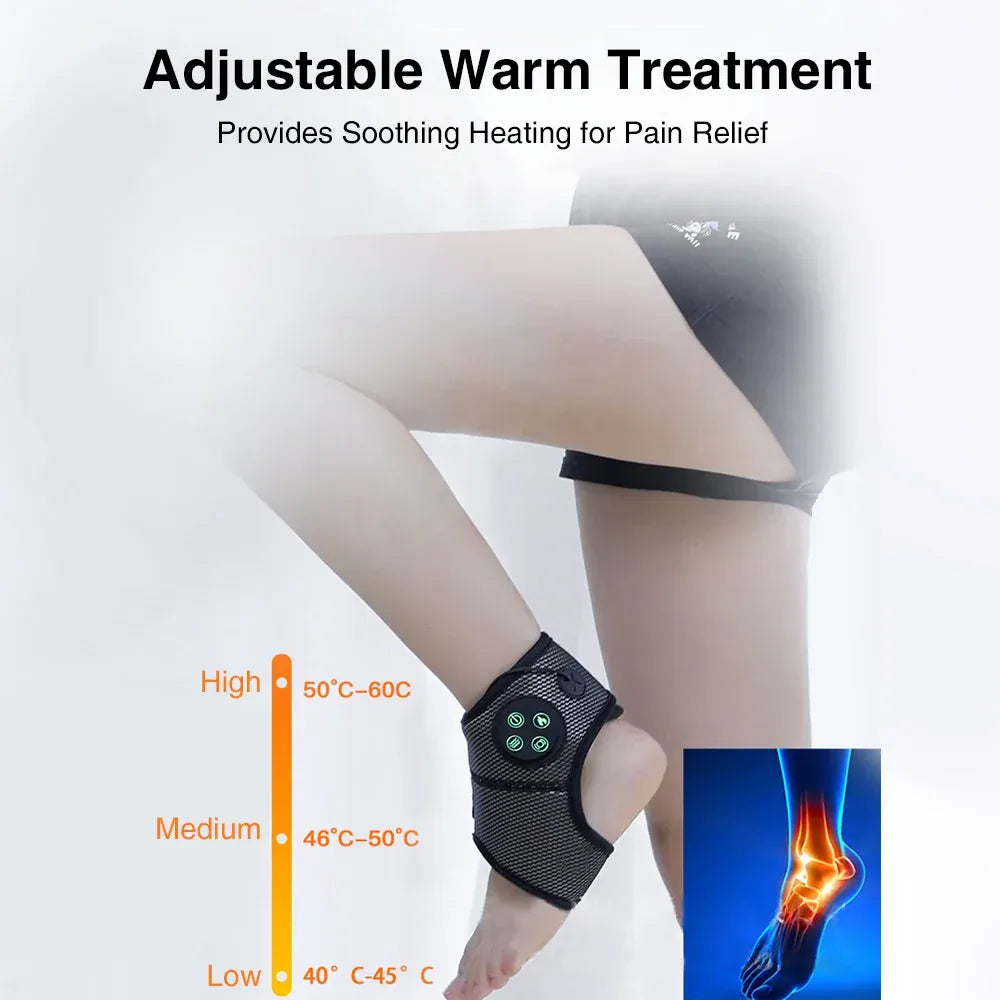 Electric Ankle Massager for Pain Relief - Air Compression Foot Massager with Adjustable Intensity — product image 9