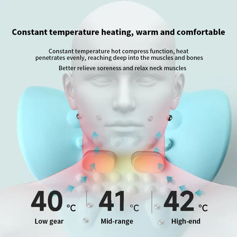 Electric EMS Neck Massager with Heated Neck Stretcher — product image 7