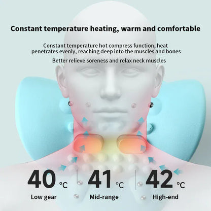 Electric EMS Neck Massager with Heated Neck Stretcher — product image 7