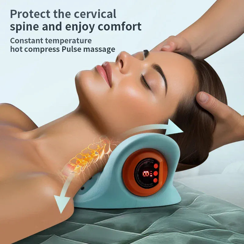 Electric EMS Neck Massager with Heated Neck Stretcher — product image 5