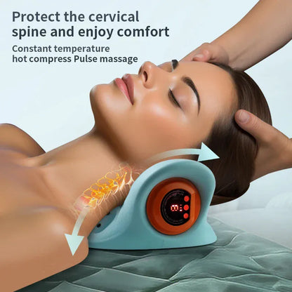 Electric EMS Neck Massager with Heated Neck Stretcher — product image 5