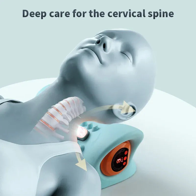 Electric EMS Neck Massager with Heated Neck Stretcher — product image 8