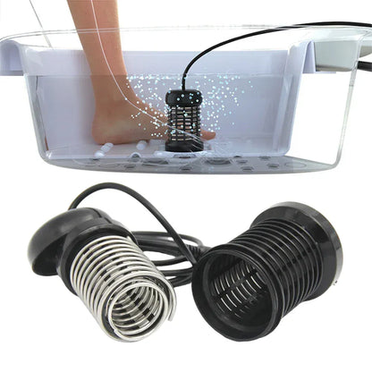 Electric Foot Spa Massager – Mini Ionic Detox Bath with Vibrating Whirlpool & Pressotherapy, Aqua… — product image 2