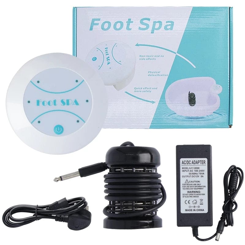 Electric Foot Spa Massager – Mini Ionic Detox Bath with Vibrating Whirlpool & Pressotherapy, Aqua… — product image 7