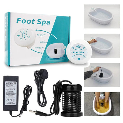 Electric Foot Spa Massager – Mini Ionic Detox Bath with Vibrating Whirlpool & Pressotherapy, Aqua… — product image 3