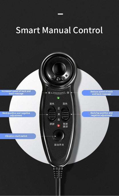 Electric Full Body Massage Cushion – Shiatsu Kneading Neck Back Waist and Leg Massager with Infrared… — product image 10