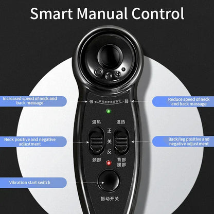 Electric Full Body Massage Cushion – Shiatsu Kneading Neck Back Waist and Leg Massager with Infrared… — product image 4