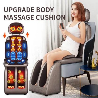 Electric Full Body Massage Cushion – Shiatsu Kneading Neck Back Waist and Leg Massager with Infrared… — product image 7
