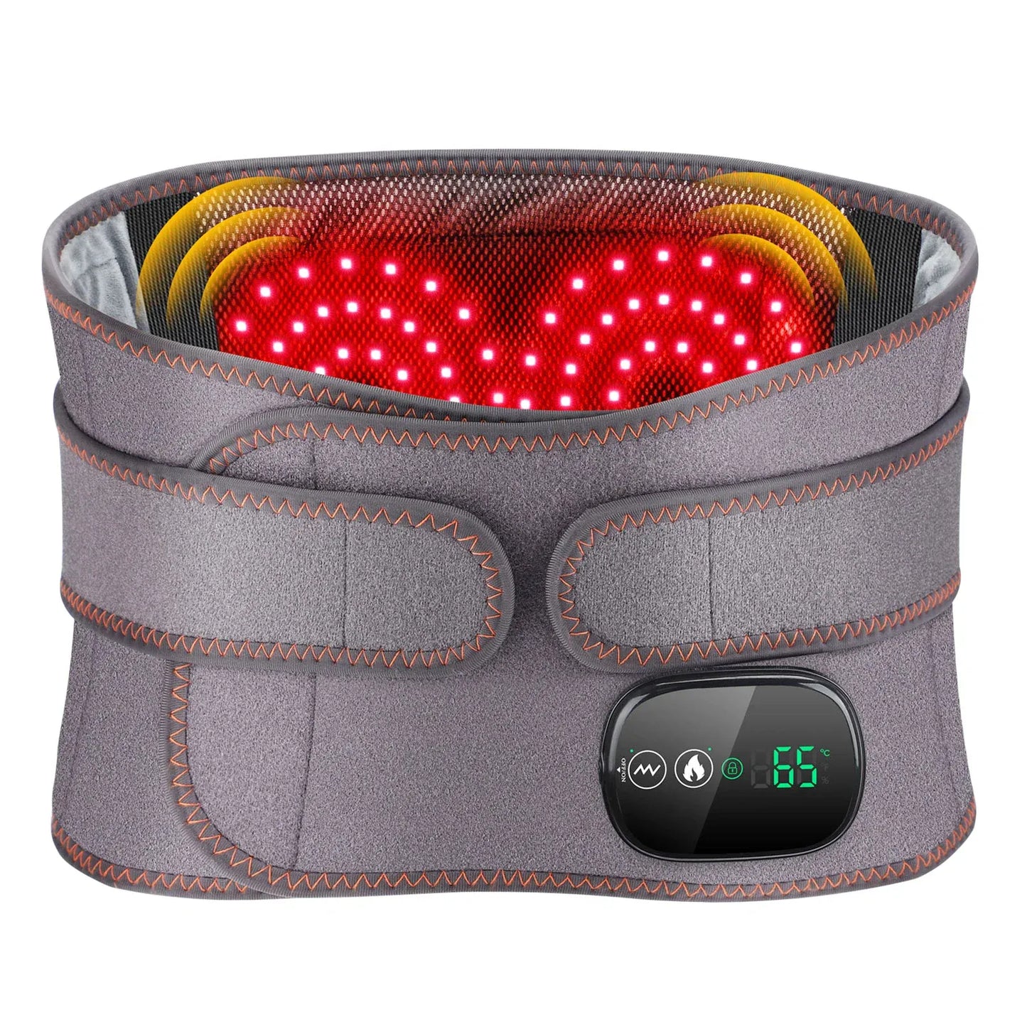Electric Heating Waist Massager Belt – Rechargeable Vibration Support Belt with Adjustable Heat… — product image 3