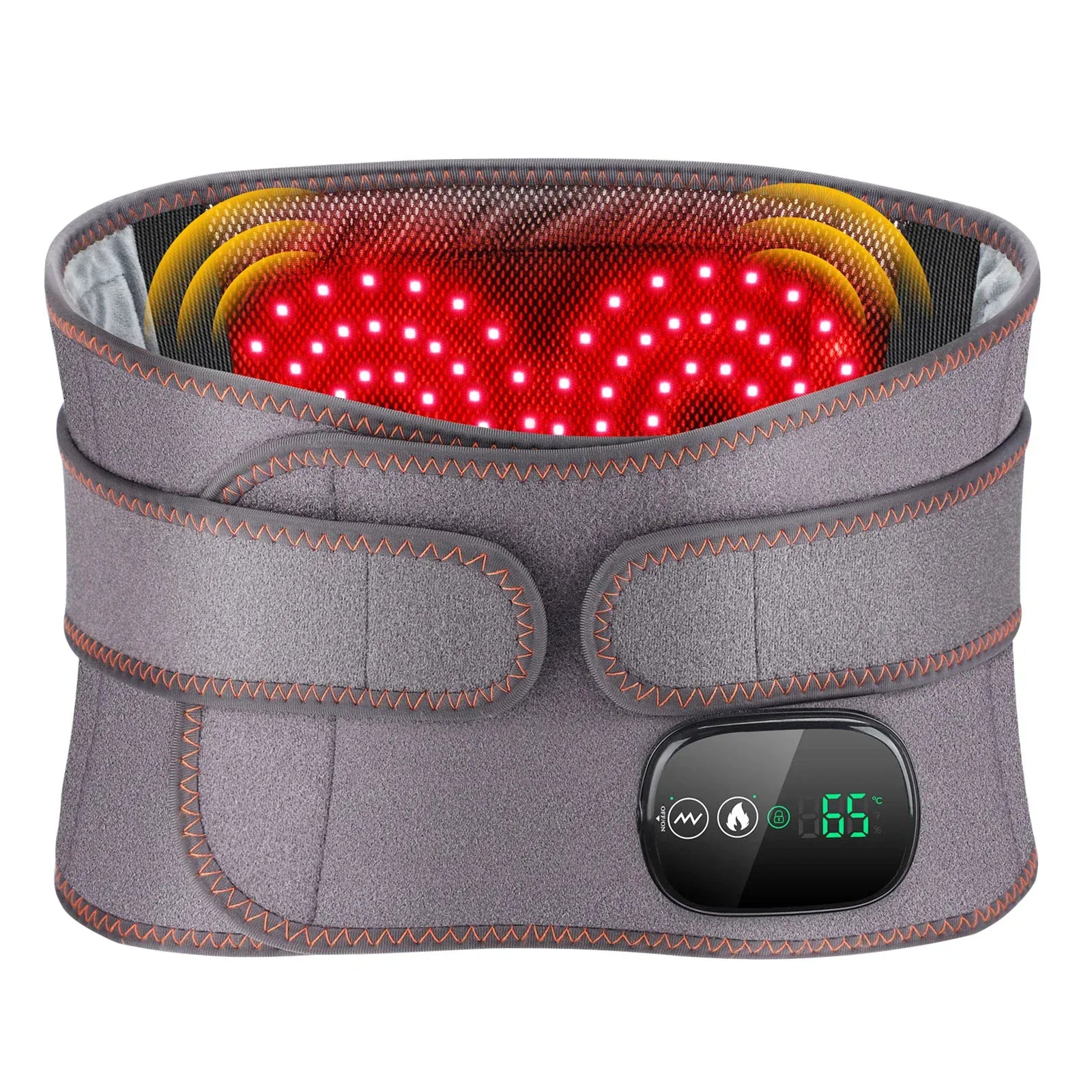 Electric Heating Waist Massager Belt – Rechargeable Vibration Support Belt with Adjustable Heat… — product image 3