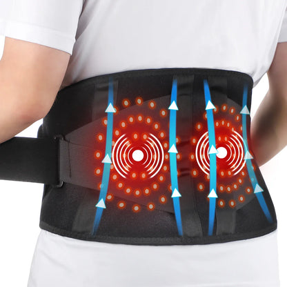 Electric Heating Waist Massager Belt – Rechargeable Vibration Support Belt with Adjustable Heat… — product image 1