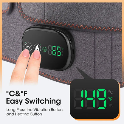 Electric Heating Waist Massager Belt – Rechargeable Vibration Support Belt with Adjustable Heat… — product image 10