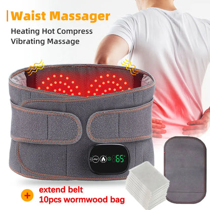 Electric Heating Waist Massager Belt – Rechargeable Vibration Support Belt with Adjustable Heat… — product image 5