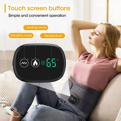 Electric Heating Waist Massager Belt – Rechargeable Vibration Support Belt with Adjustable Heat… — product image 11