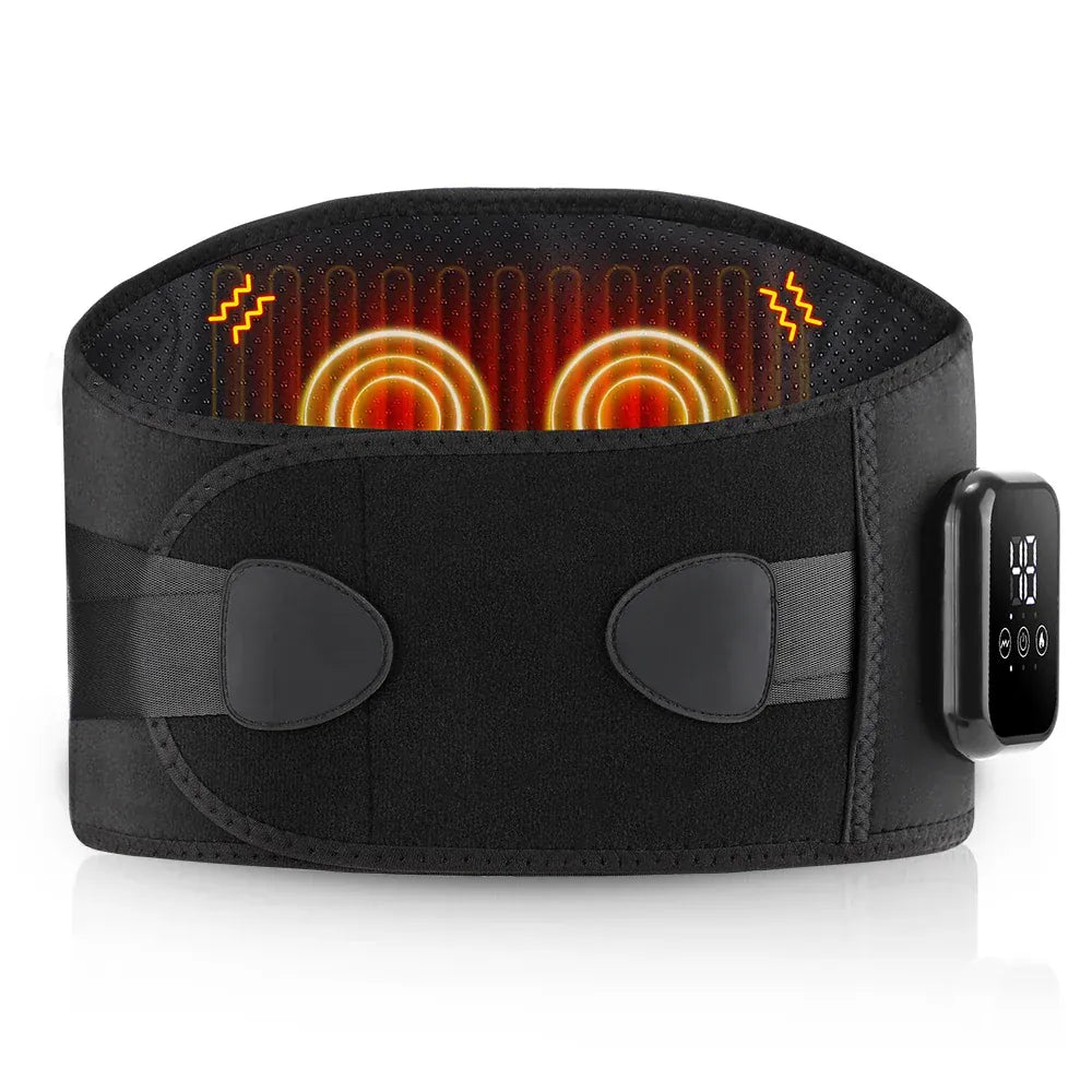Electric Heating Waist Massager Belt – Rechargeable Vibration Support Belt with Adjustable Heat… — product image 4