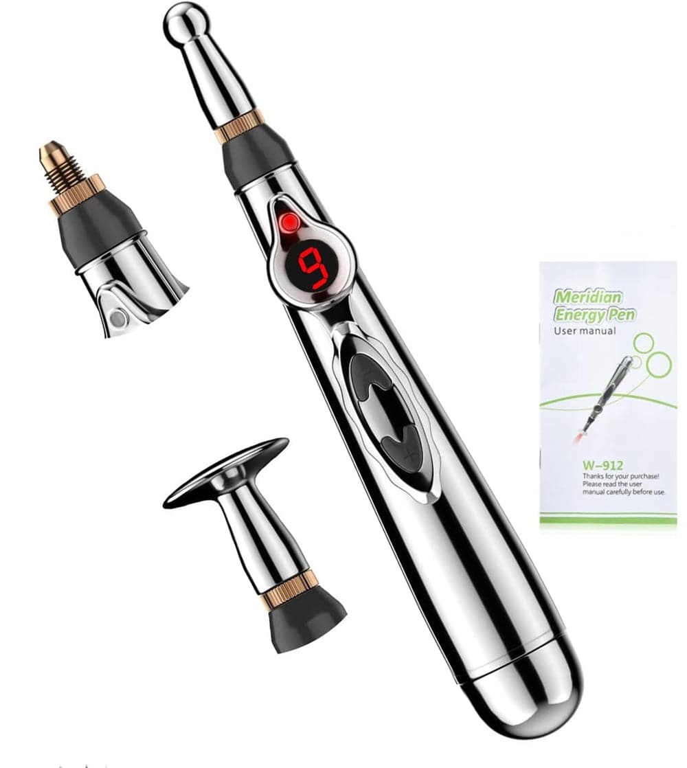 Electronic Acupuncture Pen for Body Massage - EMS Microcurrent Acupressure Meridian Pen with 9… — product image 12
