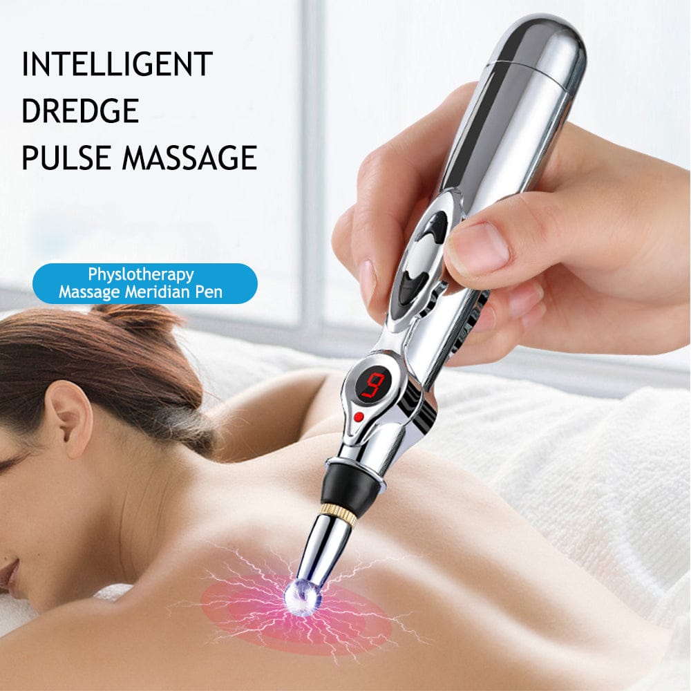 Electronic Acupuncture Pen for Body Massage - EMS Microcurrent Acupressure Meridian Pen with 9… — product image 8