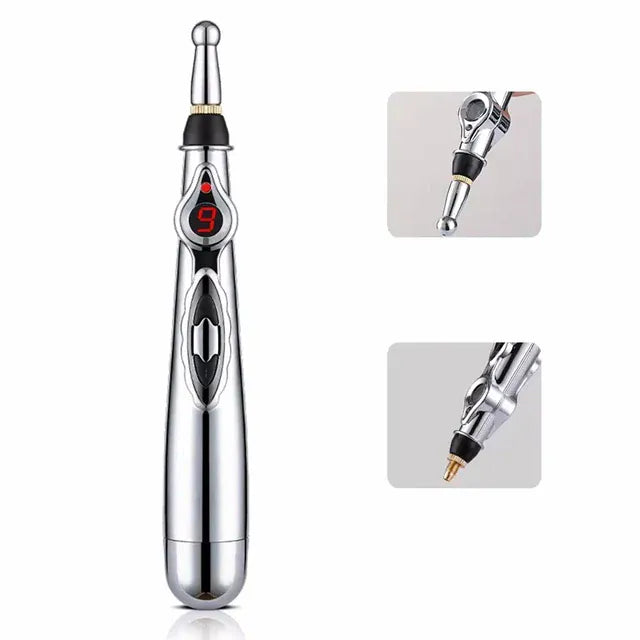 Electronic Acupuncture Pen for Body Massage - EMS Microcurrent Acupressure Meridian Pen with 9… — product image 3