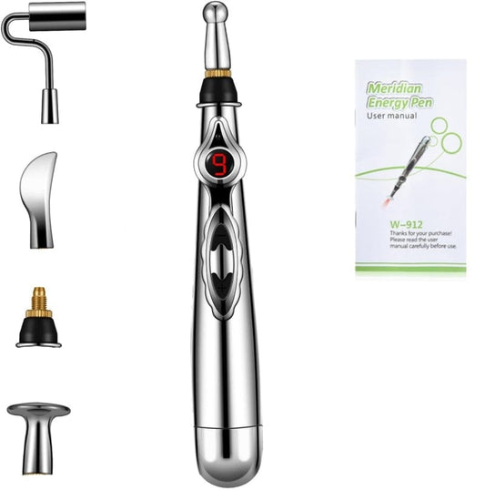 Electronic Acupuncture Pen for Body Massage - EMS Microcurrent Acupressure Meridian Pen with 9… — product image 2