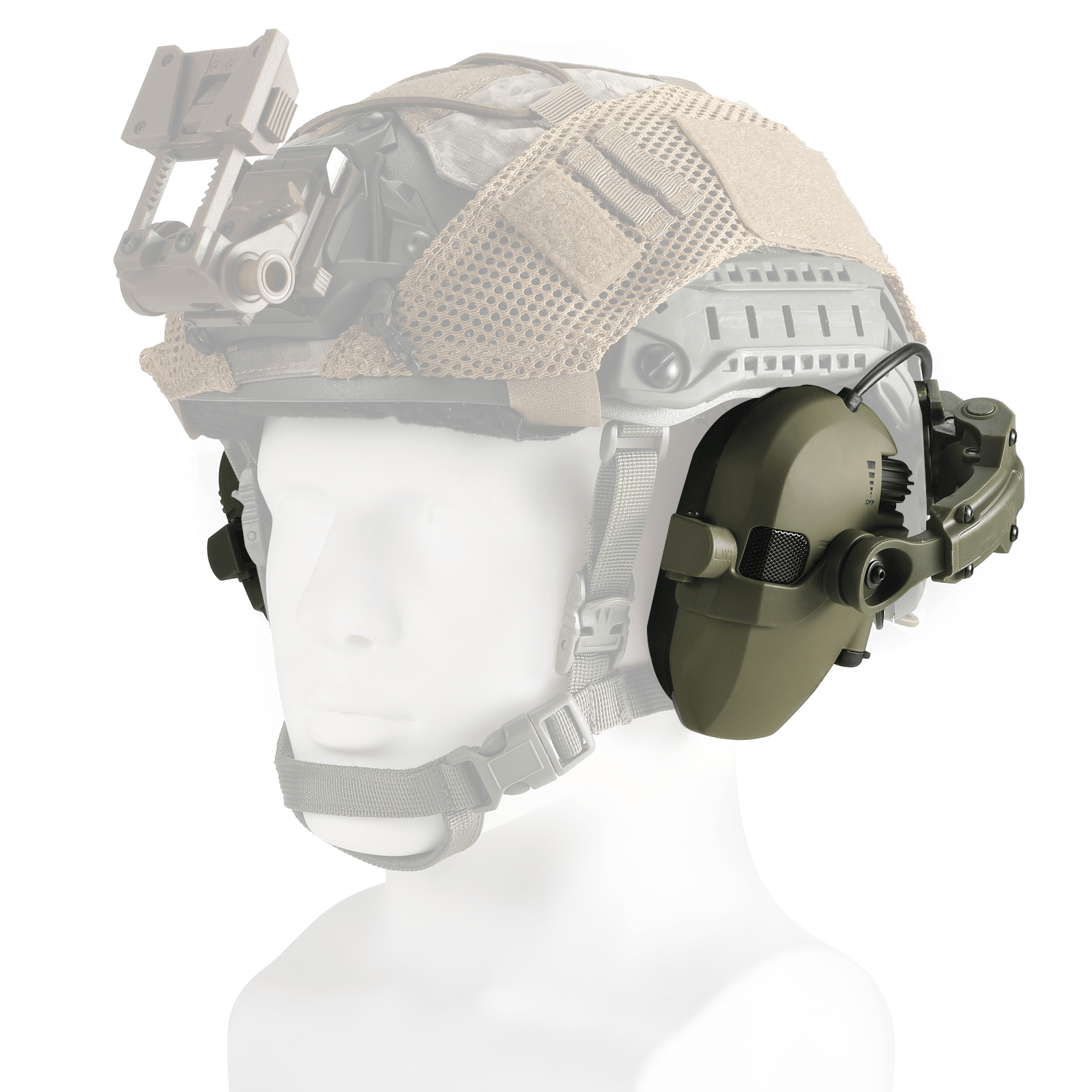 Electronic Shooting Earmuffs with ARC Rail Mount — product image 10