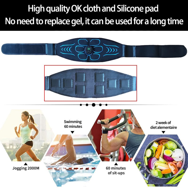 EMS Abdominal Toning Belt | Muscle Stimulator for Waist, Arm & Leg | USB Rechargeable, 10 Modes & 39… — product image 8