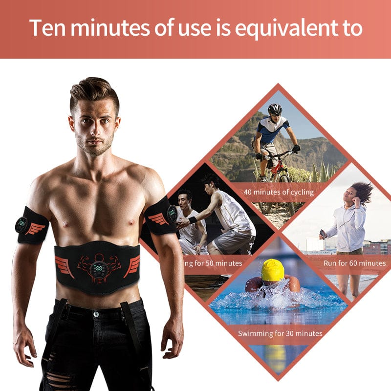 EMS Abdominal Toning Belt | Muscle Stimulator for Waist, Arm & Leg | USB Rechargeable, 10 Modes & 39… — product image 4