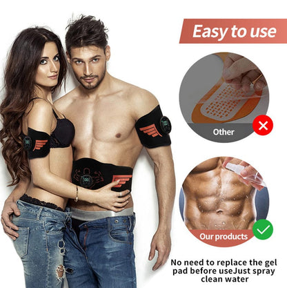 EMS Abdominal Toning Belt | Muscle Stimulator for Waist, Arm & Leg | USB Rechargeable, 10 Modes & 39… — product image 3