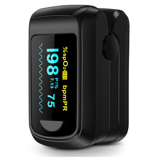Fingertip Pulse Oximeter – SPO2, Heart Rate, and Perfusion Index Monitor with OLED Display, Fast… — product image 2