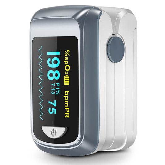 Fingertip Pulse Oximeter – SPO2, Heart Rate, and Perfusion Index Monitor with OLED Display, Fast… — product image 1