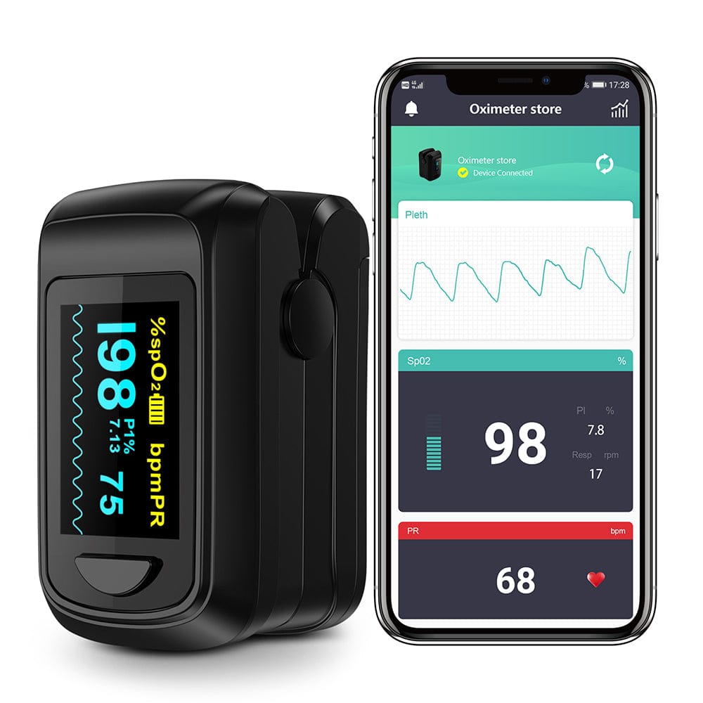 Fingertip Pulse Oximeter – SPO2, Heart Rate, and Perfusion Index Monitor with OLED Display, Fast… — product image 4