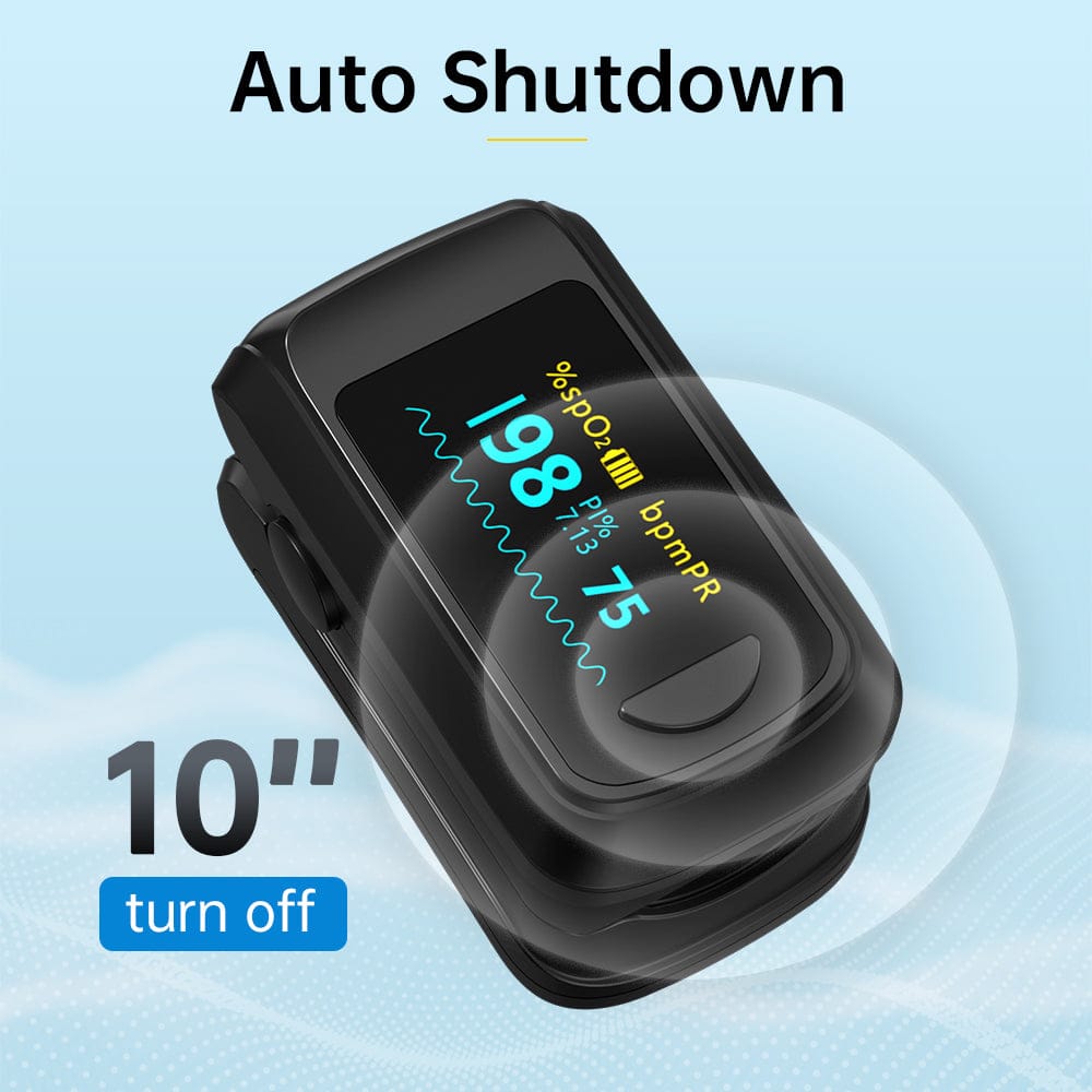 Fingertip Pulse Oximeter – SPO2, Heart Rate, and Perfusion Index Monitor with OLED Display, Fast… — product image 10