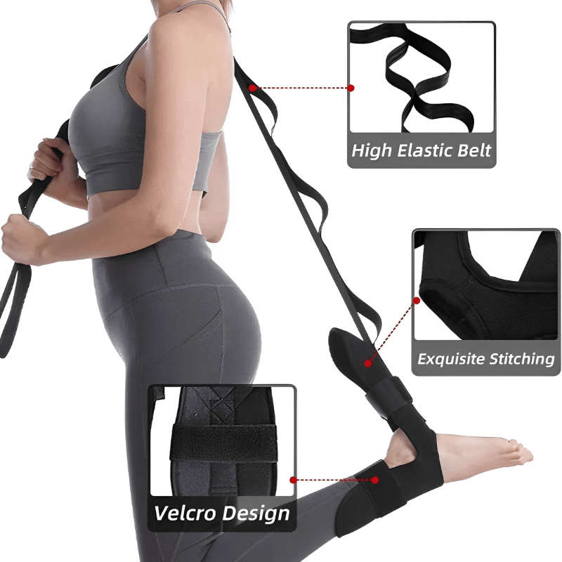 Flexibility Stretching Strap - Open Back Yoga Band for Leg Stretching — product image 10