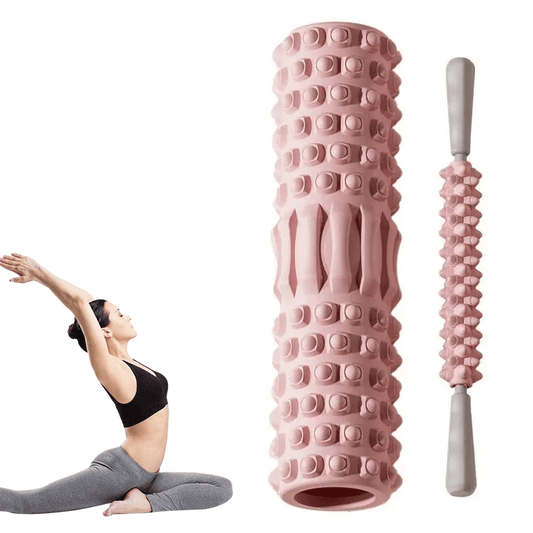 Foam Roller for Muscle Massage – Medium-Density Yoga & Pilates Stretching Tool, Ideal for Back, Legs,… — product image 1