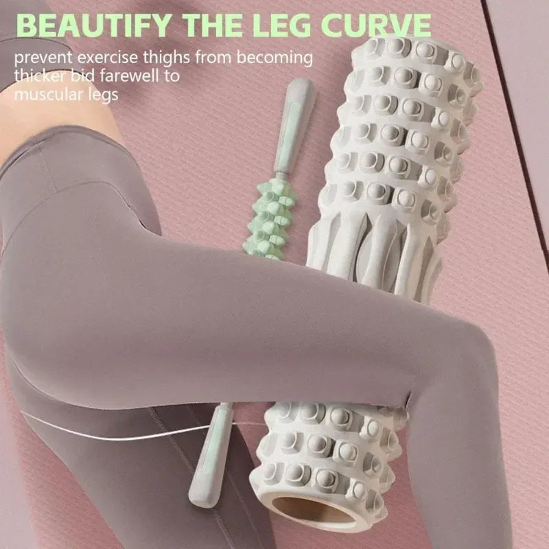 Foam Roller for Muscle Massage – Medium-Density Yoga & Pilates Stretching Tool, Ideal for Back, Legs,… — product image 10