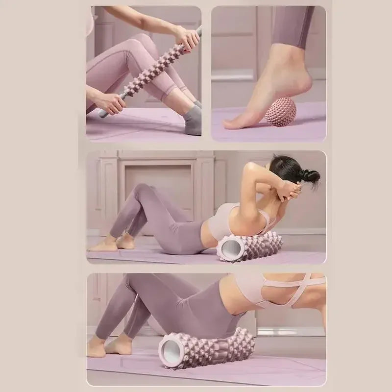 Foam Roller for Muscle Massage – Medium-Density Yoga & Pilates Stretching Tool, Ideal for Back, Legs,… — product image 11