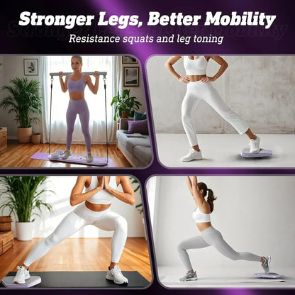Foldable Multifunctional Pilates Push Up Board – Portable Home Gym Reformer for Full Body Training — product image 5