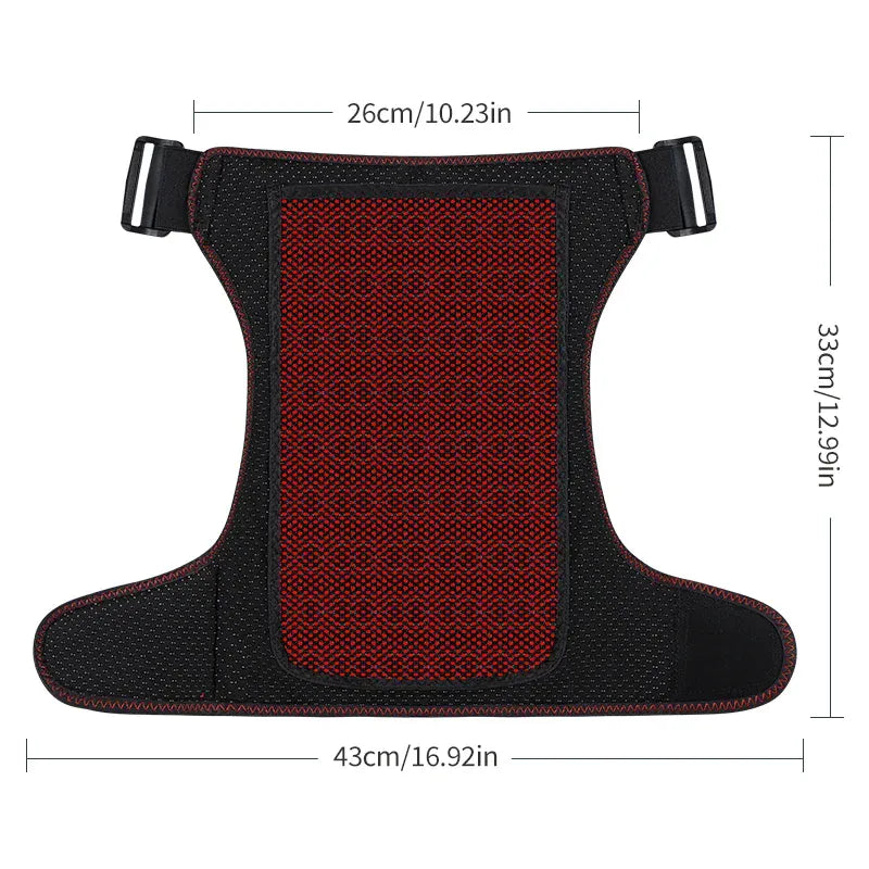 Full Wrap Heated Hip Support Brace – USB Powered Compression Wrap with 3 Heat Levels and Vibration… — product image 12