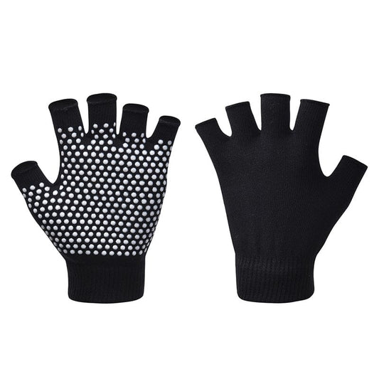 Half-Finger Yoga Gloves for Women – Anti-Slip Pilates & Fitness Gloves, Open-Fingered Design for… — product image 2