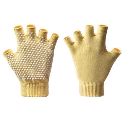Half-Finger Yoga Gloves for Women – Anti-Slip Pilates & Fitness Gloves, Open-Fingered Design for… — product image 7